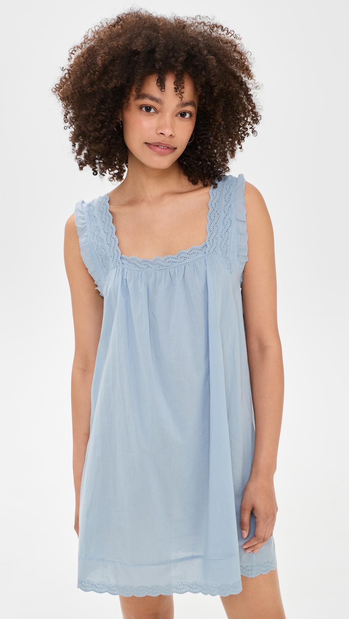 the eyelet mini tank dress