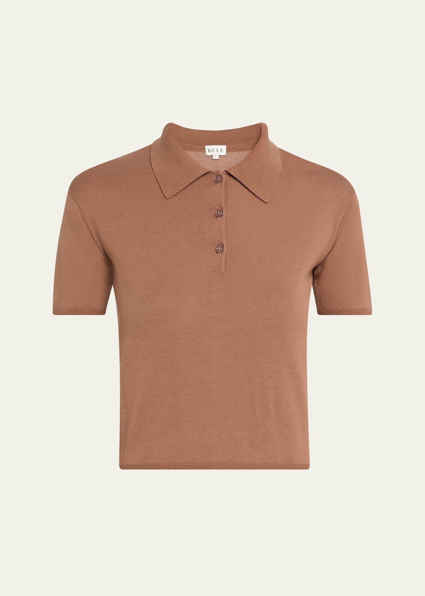 the farley cotton-silk polo