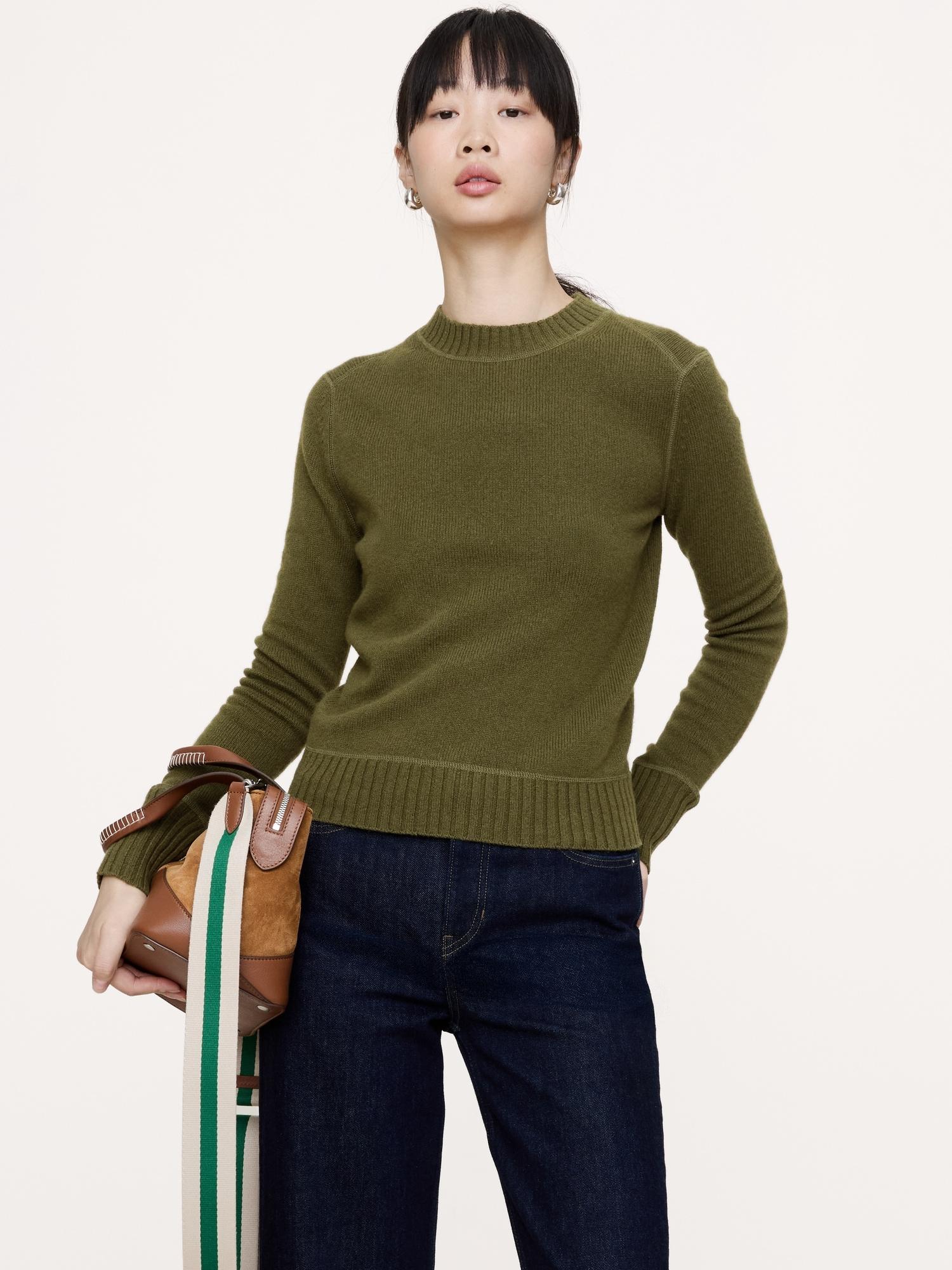 the fireside sweater in merino-cotton