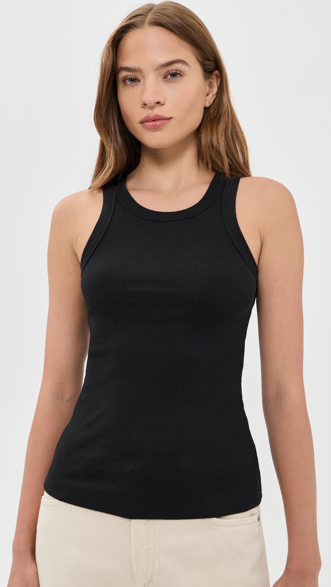 the flex ribbed tank top