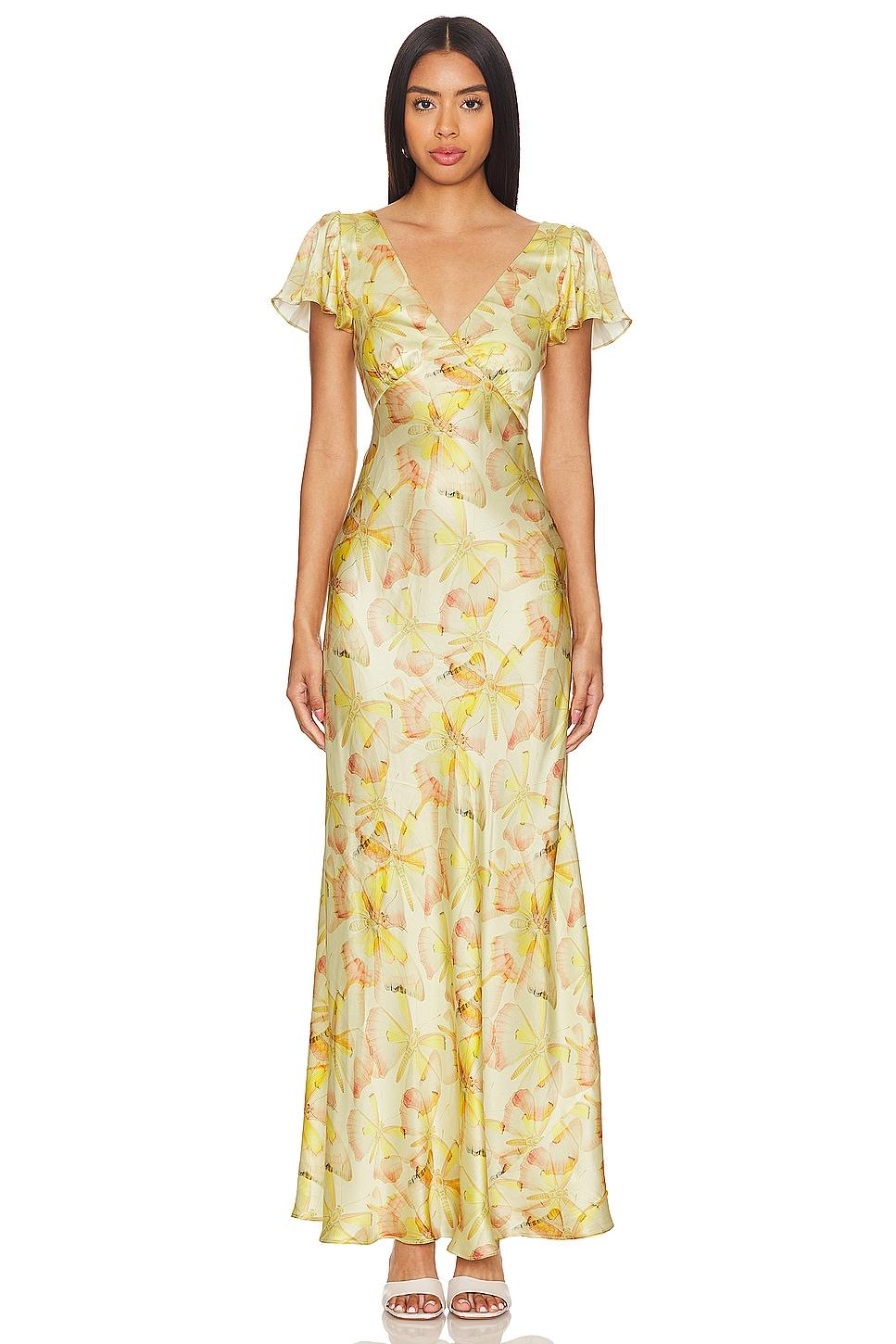 the flutter slip dress