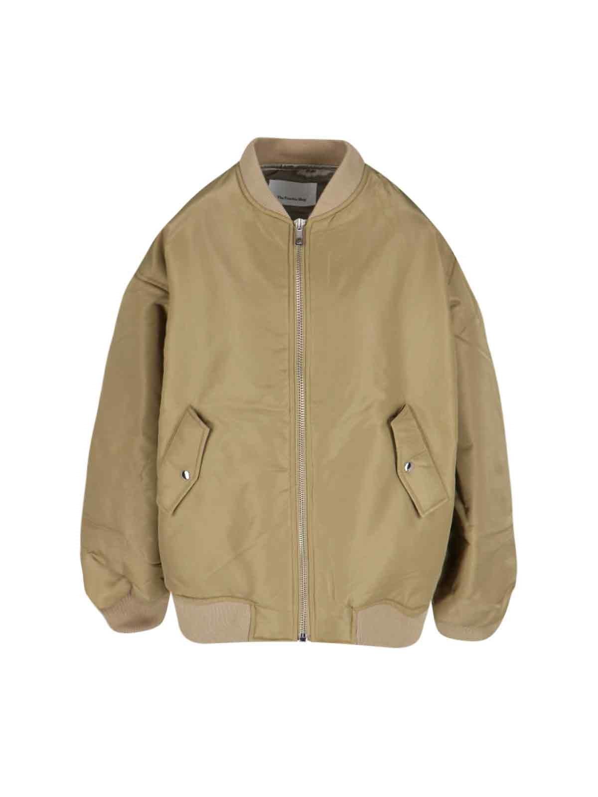 the frankie shop "astra" zip bomber jacket