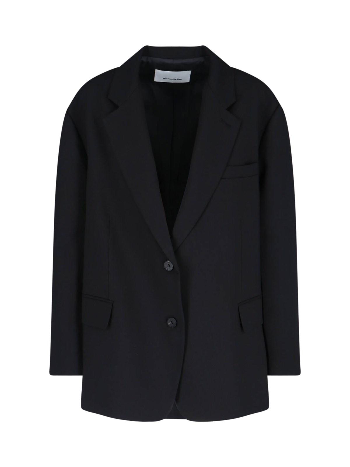 the frankie shop 'bea' single-breasted blazer