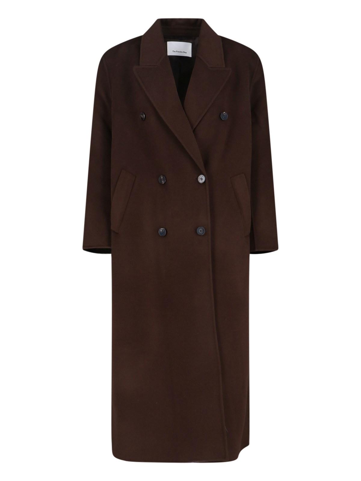 the frankie shop 'gaia' double-breasted coat