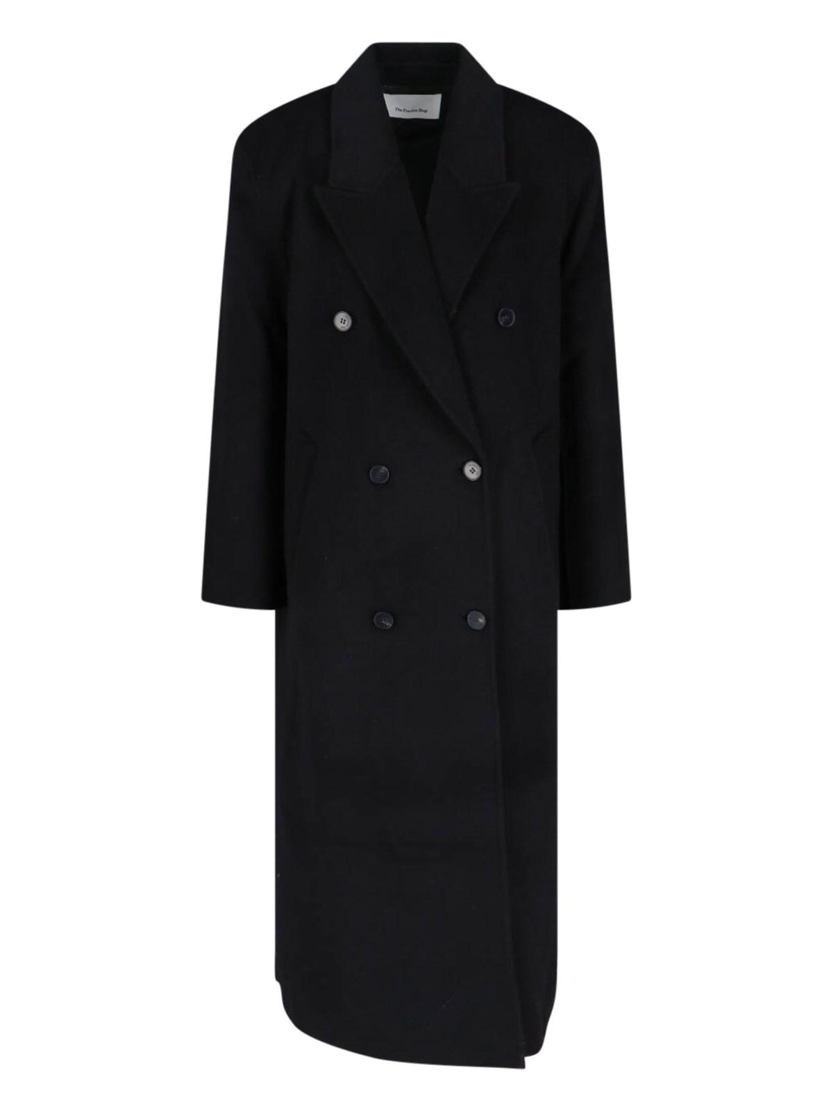 the frankie shop 'gaia' double-breasted coat