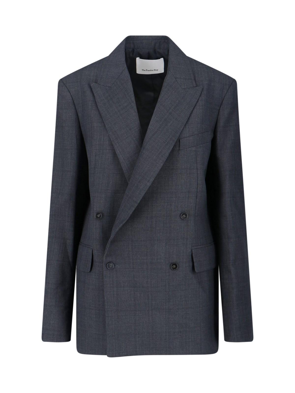 the frankie shop 'newark' double-breasted blazer