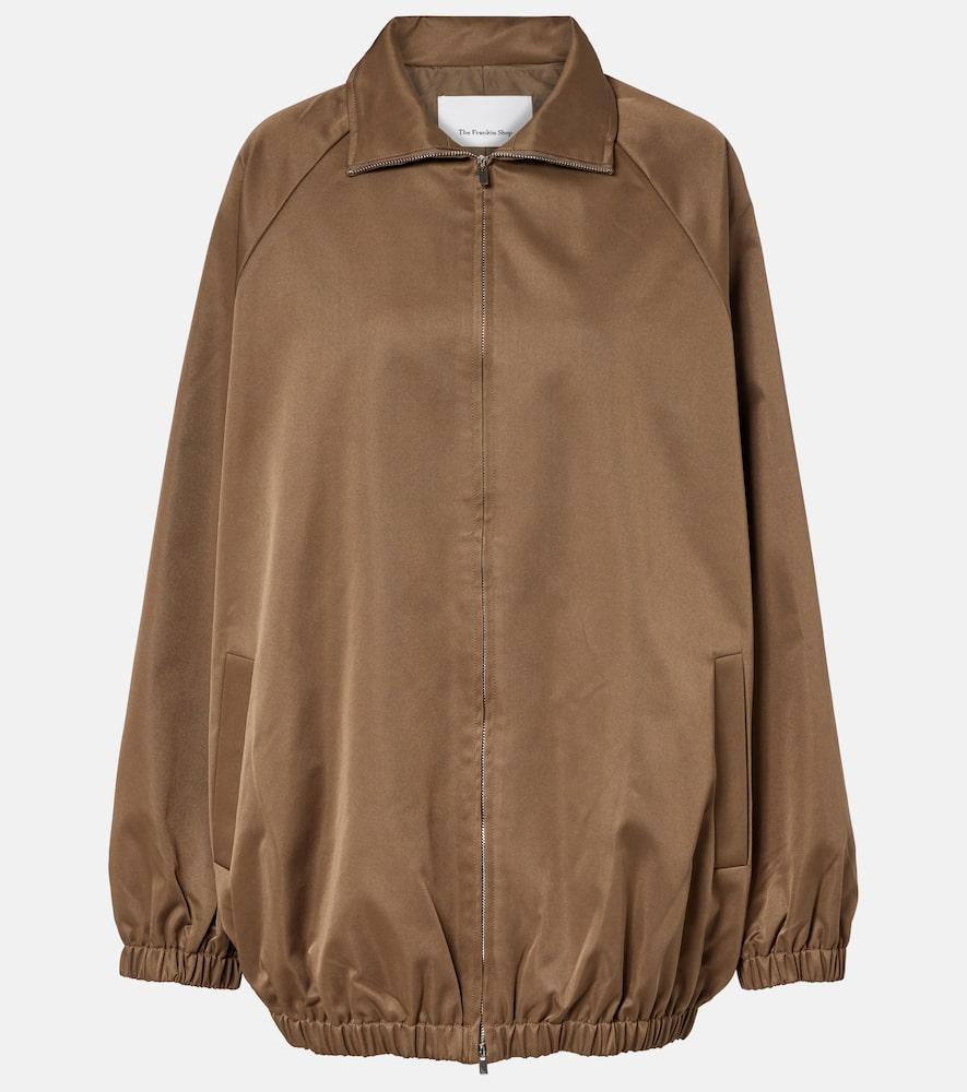 the frankie shop baxter oversized blouson