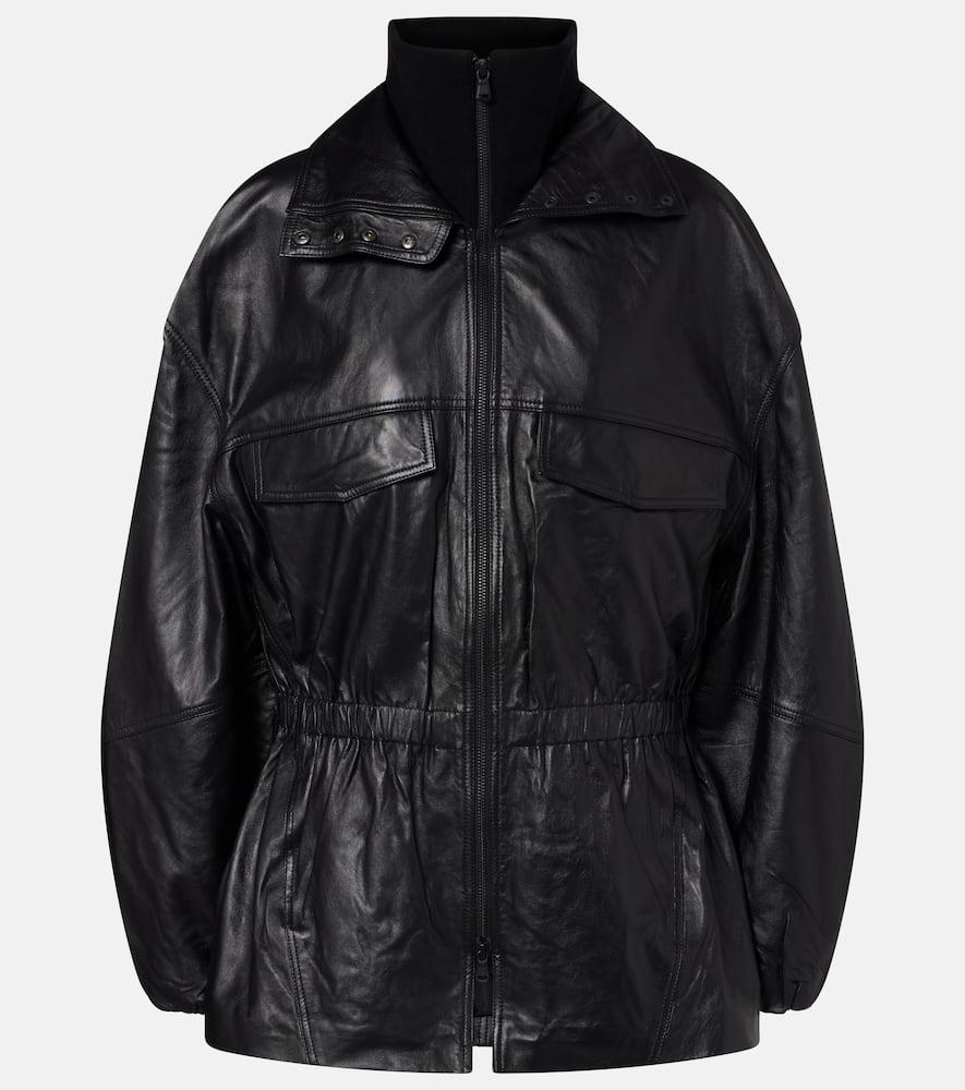 the frankie shop carnaby leather jacket