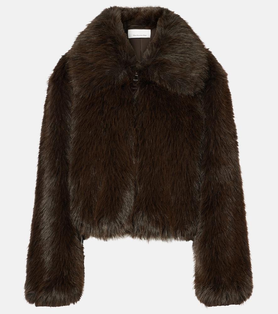 the frankie shop hope faux fur jacket