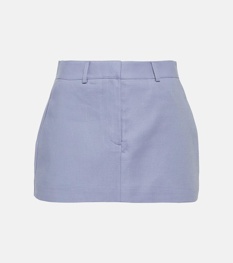 the frankie shop isle poplin miniskirt