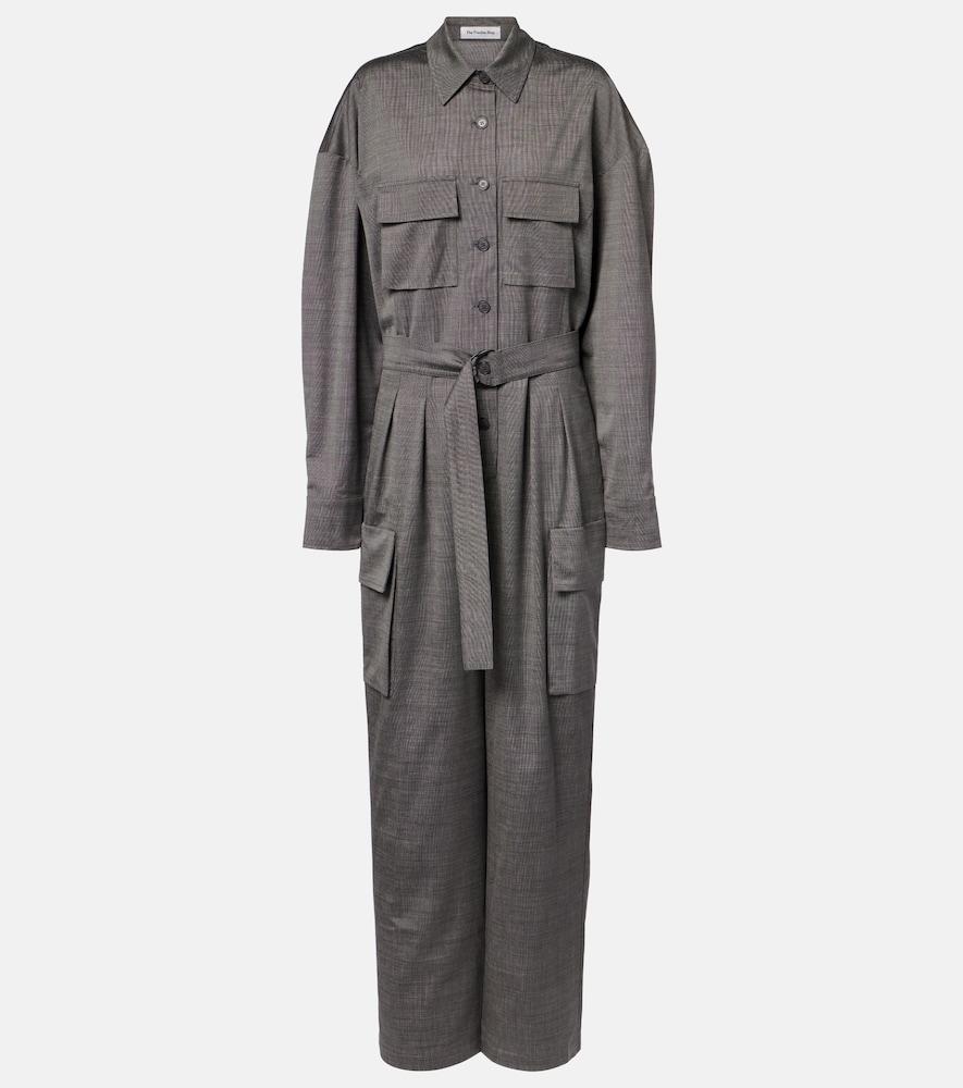 the frankie shop linda belted jumpsuit