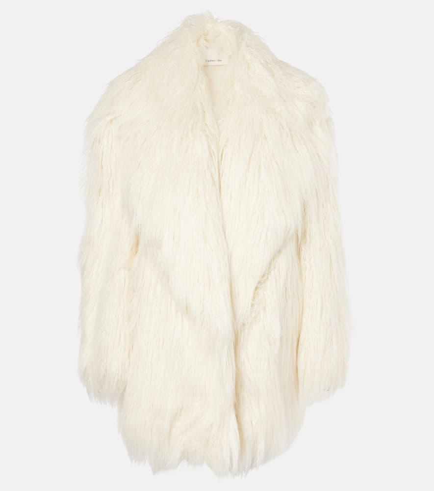 the frankie shop liza faux fur coat