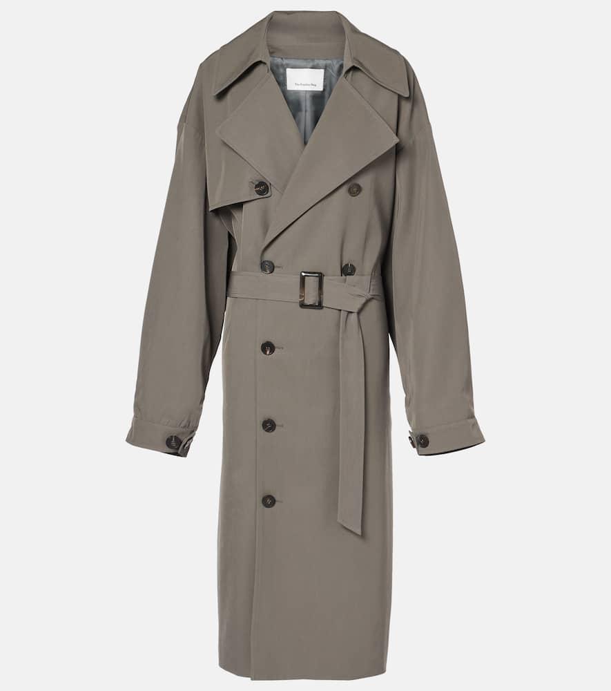 the frankie shop mavis oversized trench coat