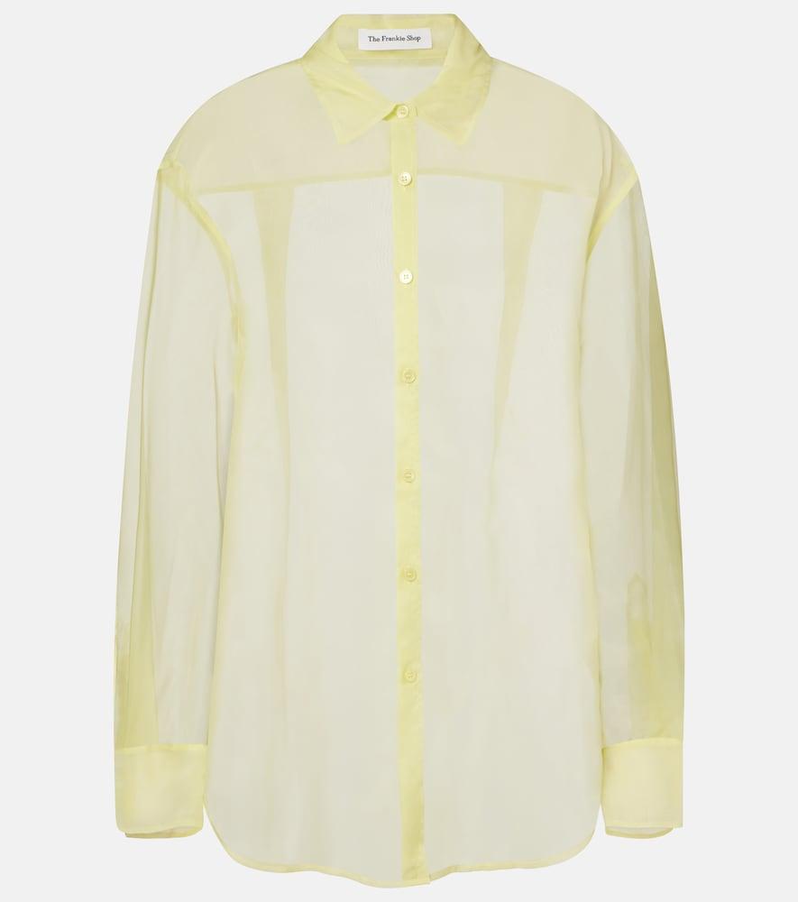 the frankie shop peri sheer silk