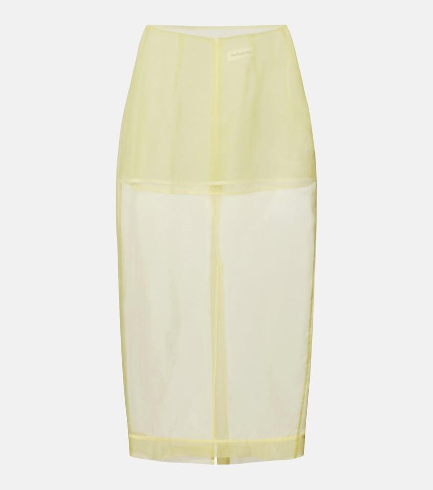 the frankie shop peri sheer silk