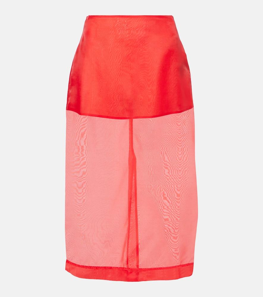 the frankie shop peri sheer silk