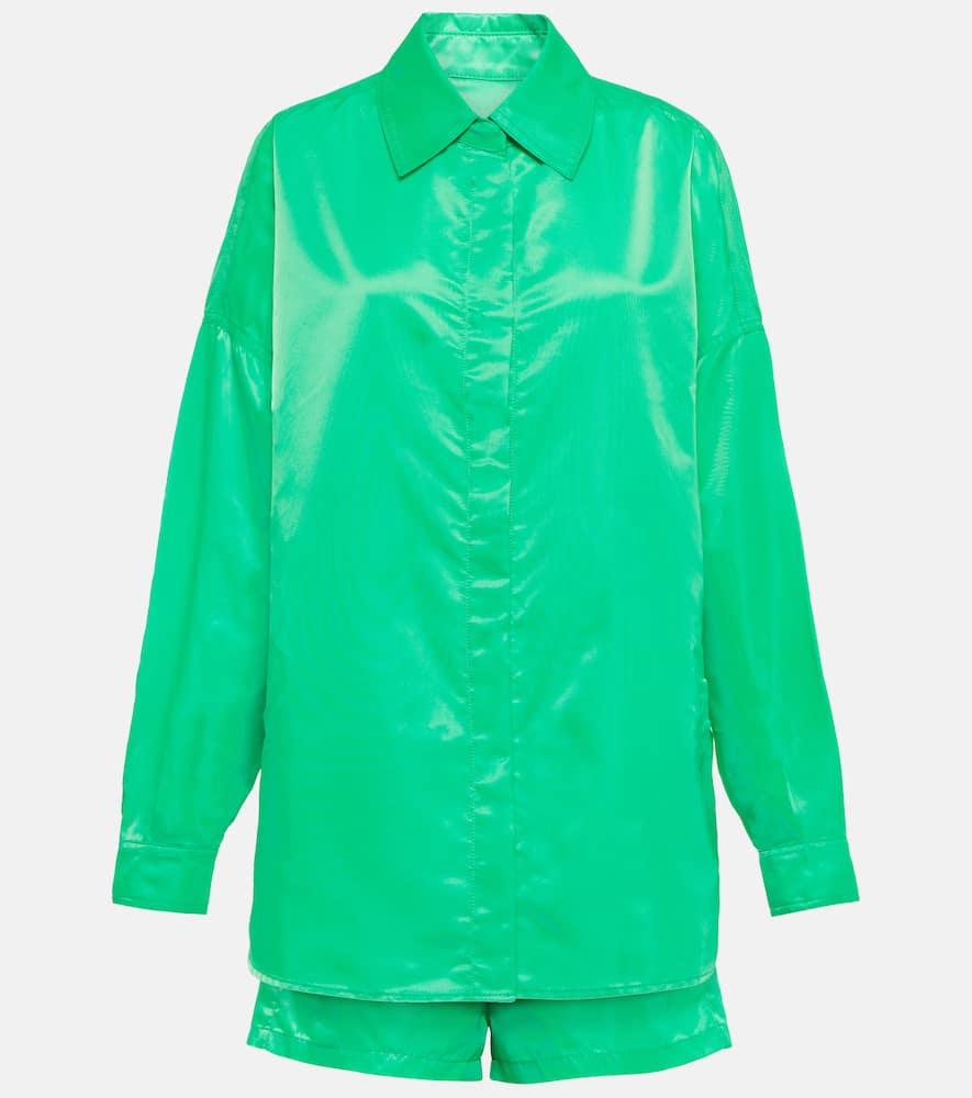 the frankie shop perla shirt jacket and shorts set