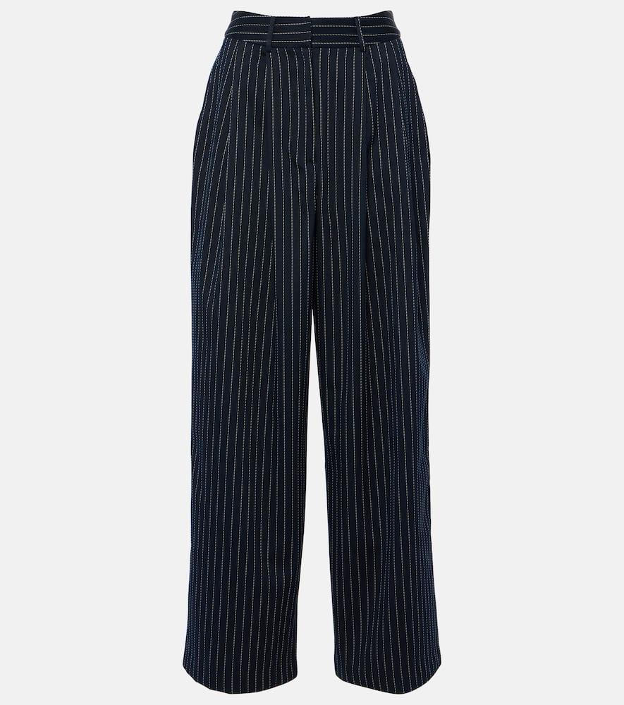 the frankie shop ripley pinstripe twill wide