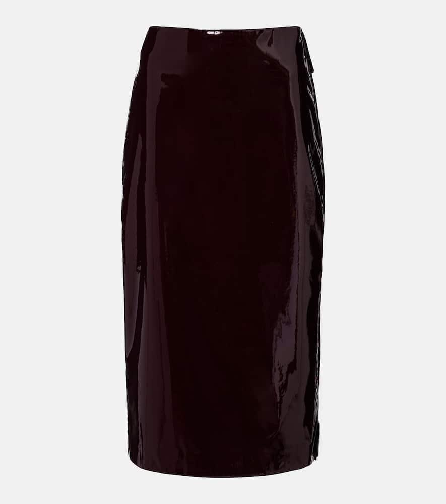 the frankie shop samantha coated pencil skirt