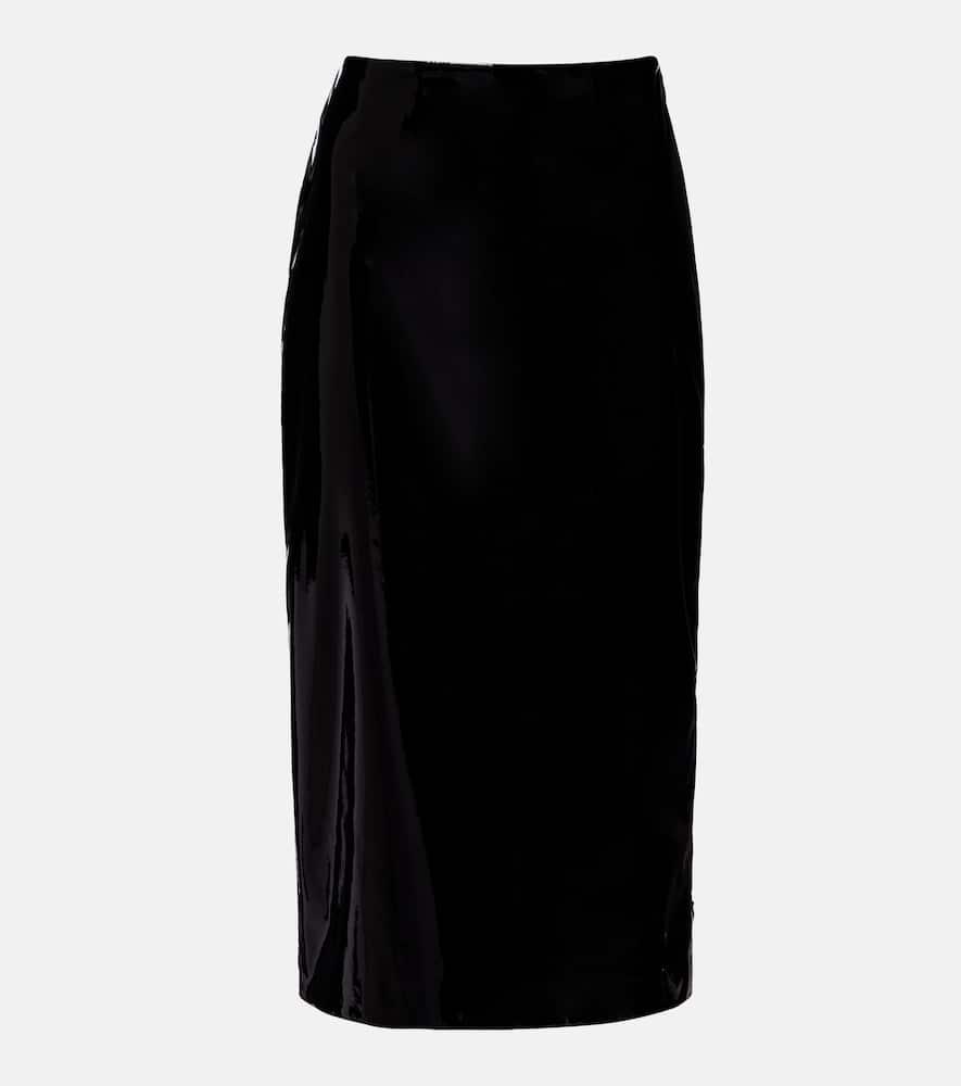 the frankie shop samantha coated pencil skirt