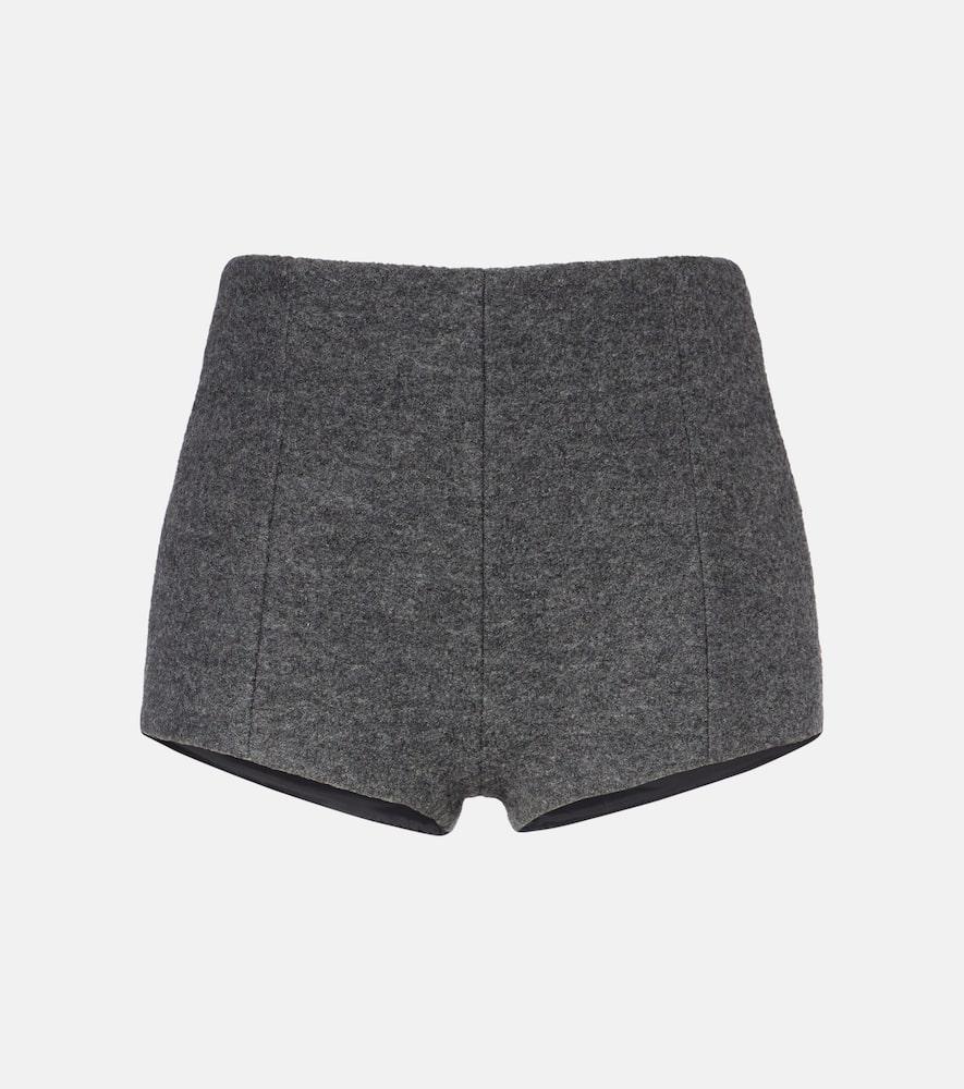 the frankie shop vail virgin wool shorts