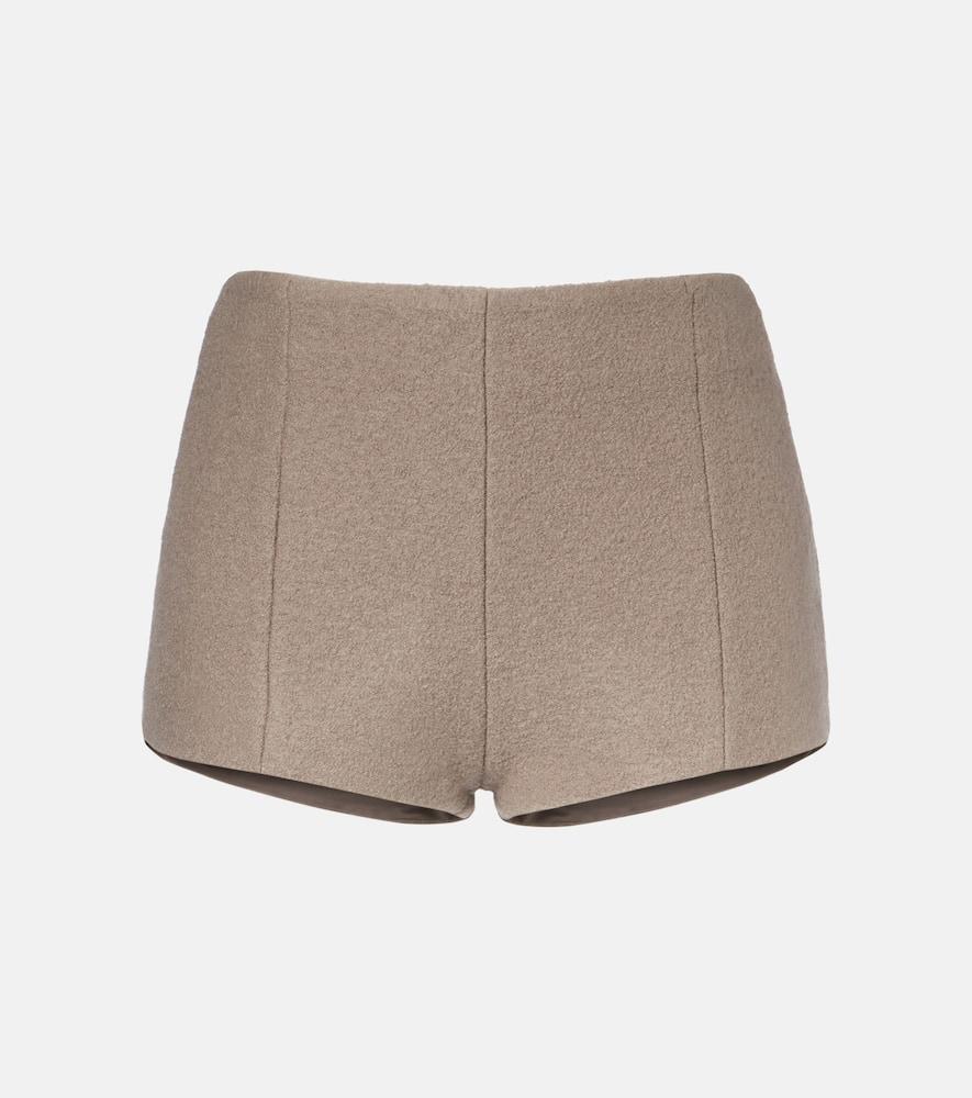 the frankie shop vail virgin wool shorts