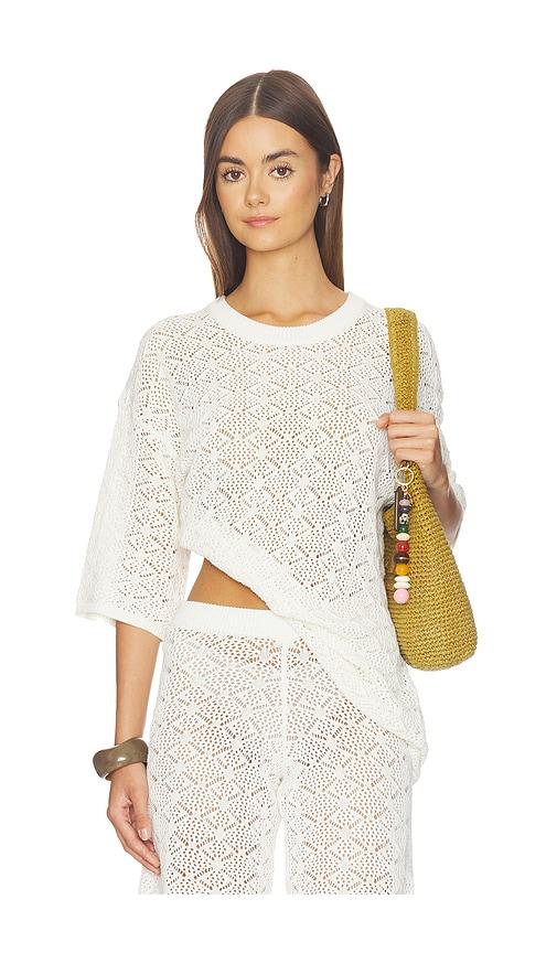 the garment maldive oversized tee in ivory.