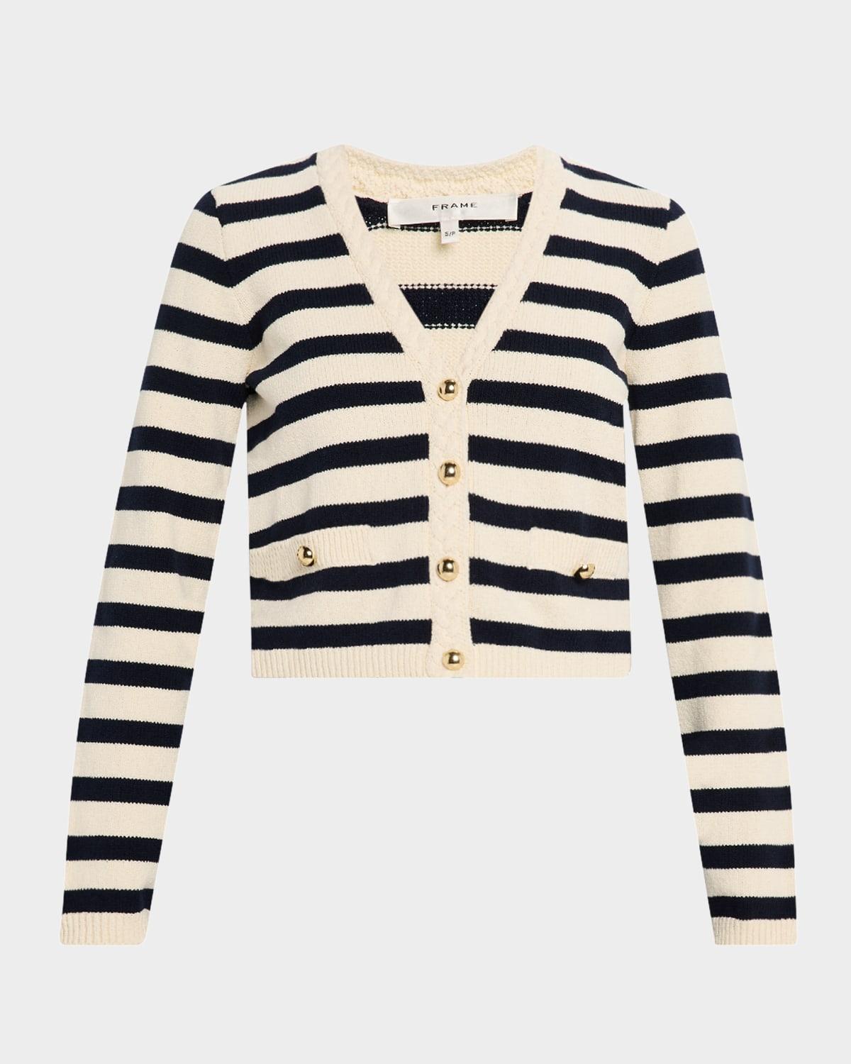 the harbor stripe cardigan