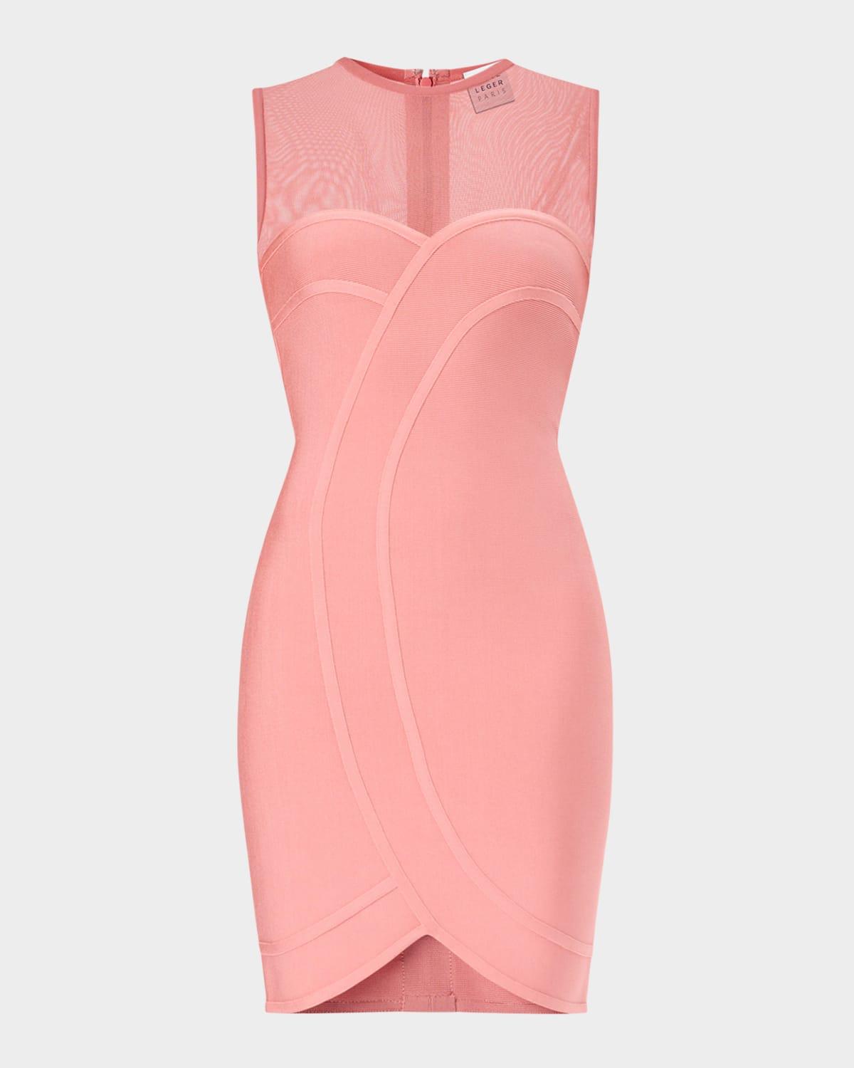 the helena rib knit bodycon mini dress