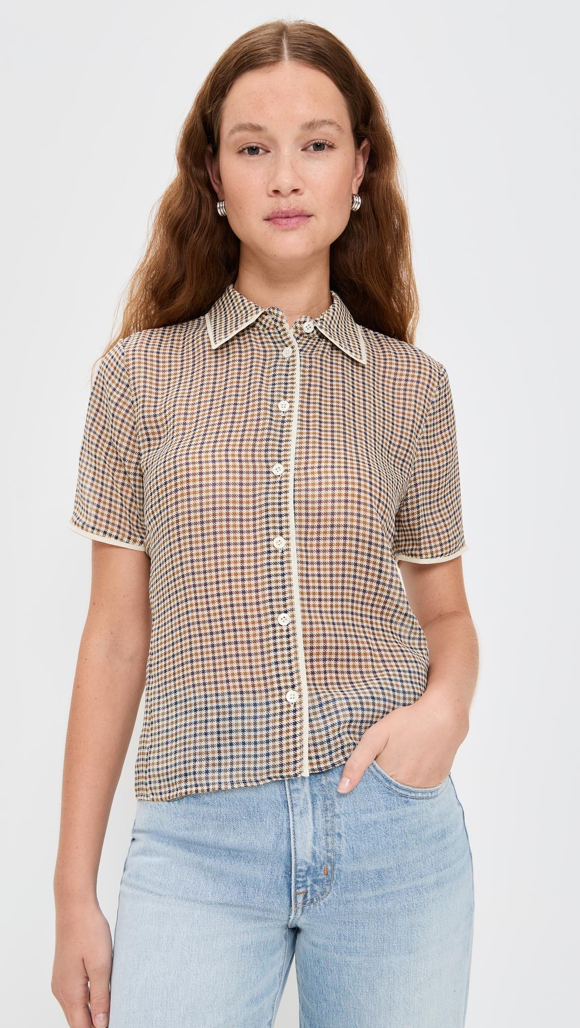 the houndstooth top