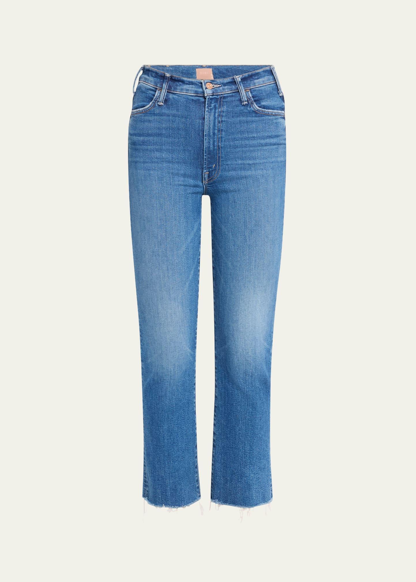 the hustler ankle fray jeans