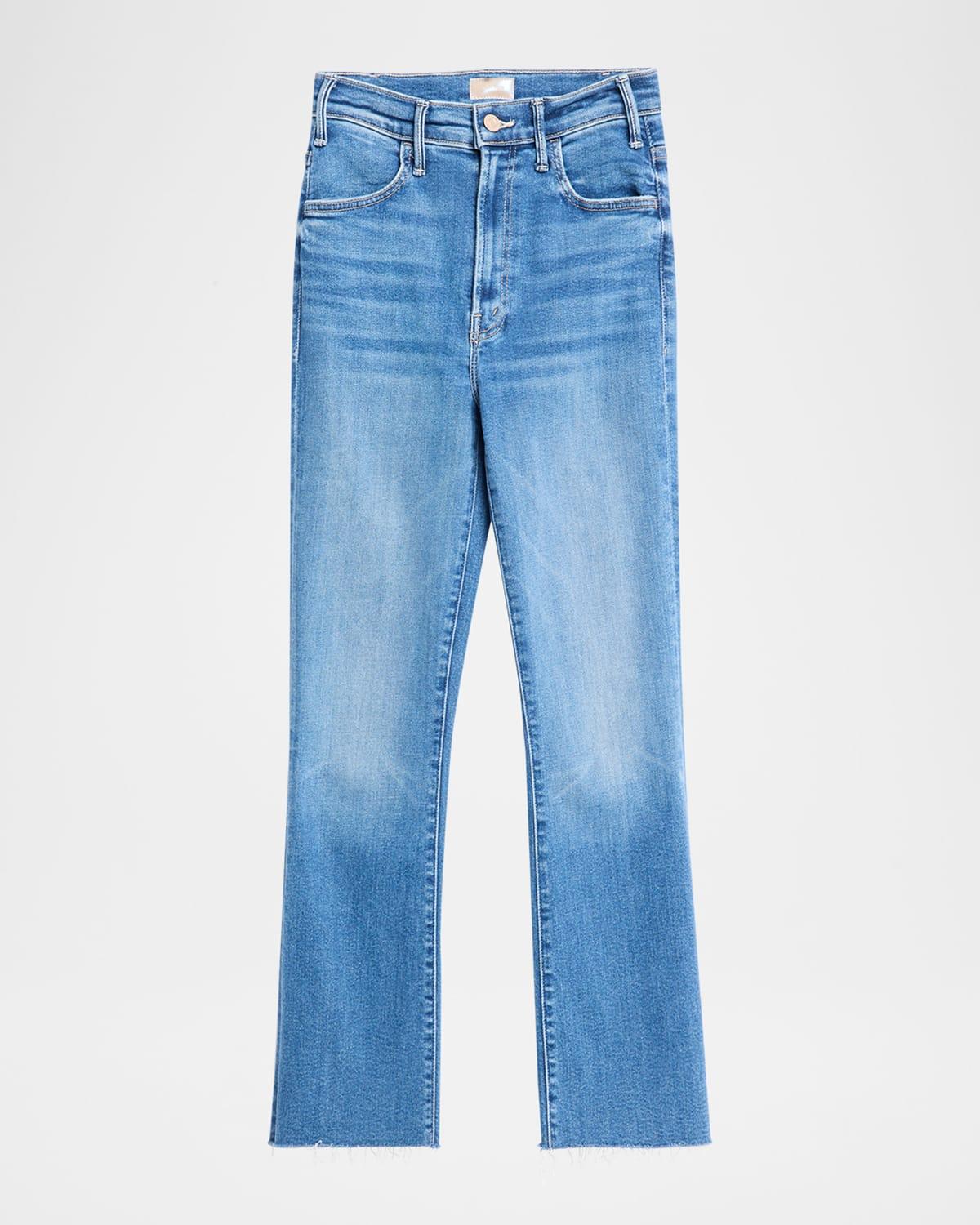 the hustler ankle fray jeans
