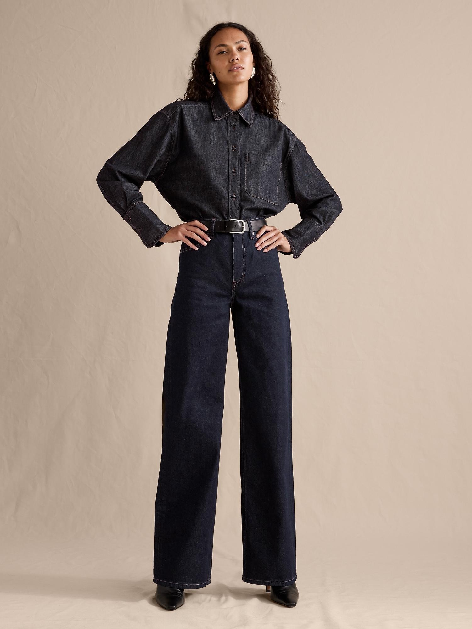 the icon classic wide-leg jean