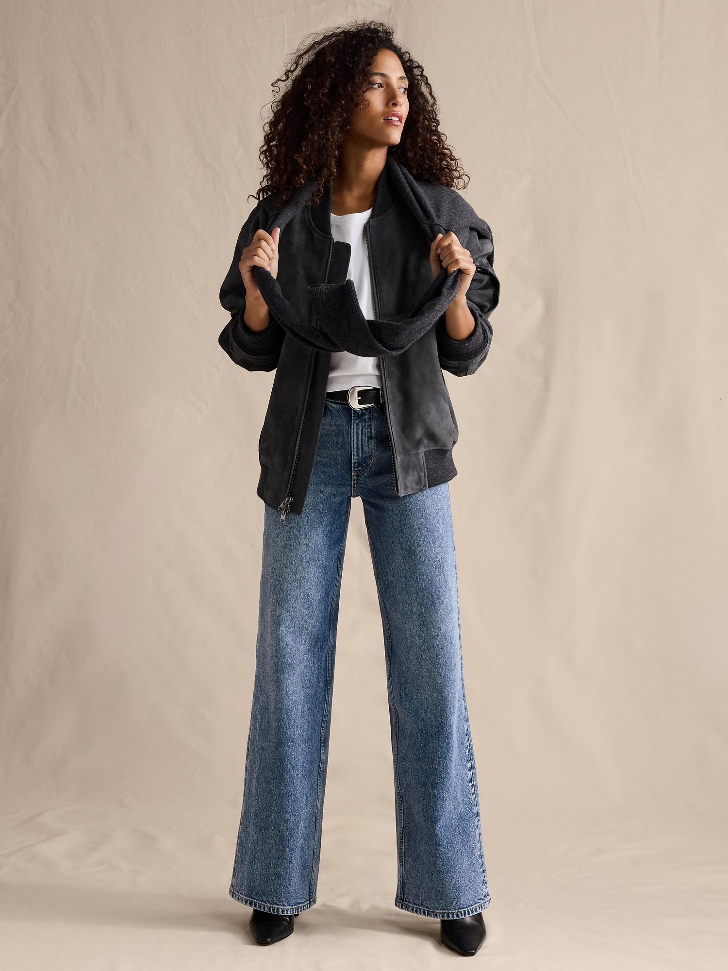 the icon classic wide-leg jean