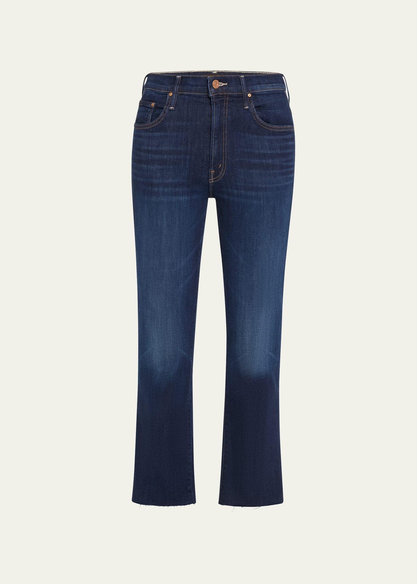 the insider crop step fray jeans