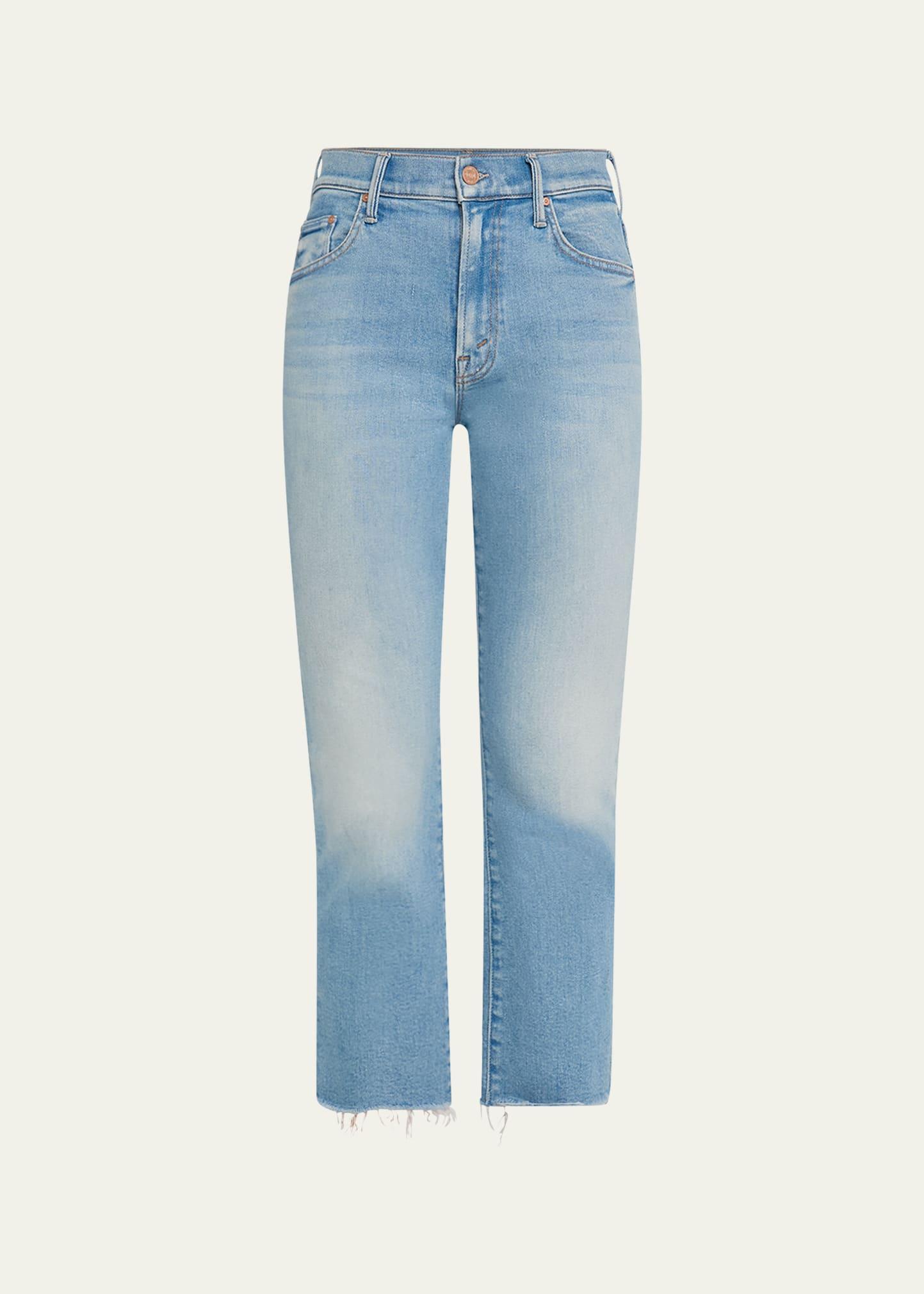 the insider crop step fray jeans