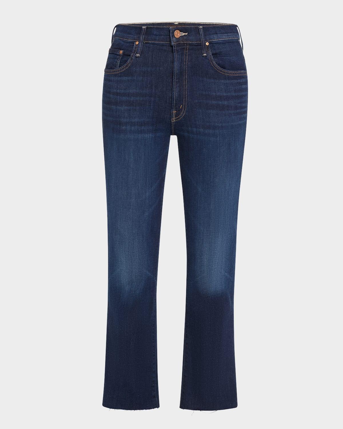 the insider crop step fray jeans