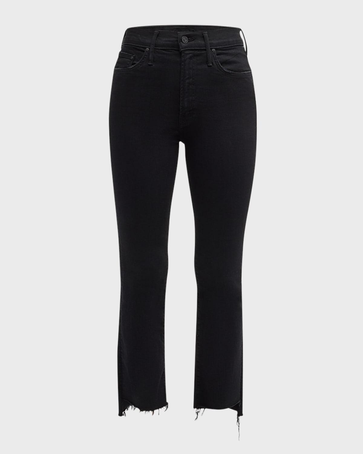 the insider crop step fray jeans