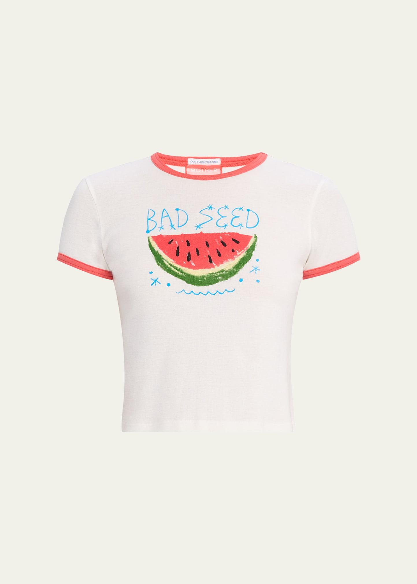 the itty bitty ringer cropped tee