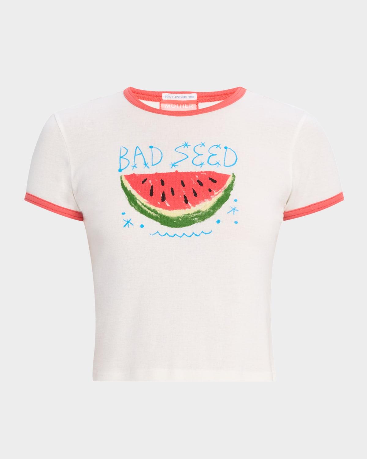 the itty bitty ringer cropped tee
