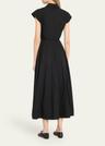 the jace zip-up belted maxi dress