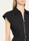 the jace zip-up belted maxi dress