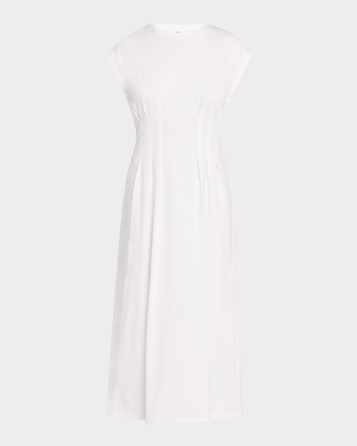the jersey nipped midi dress