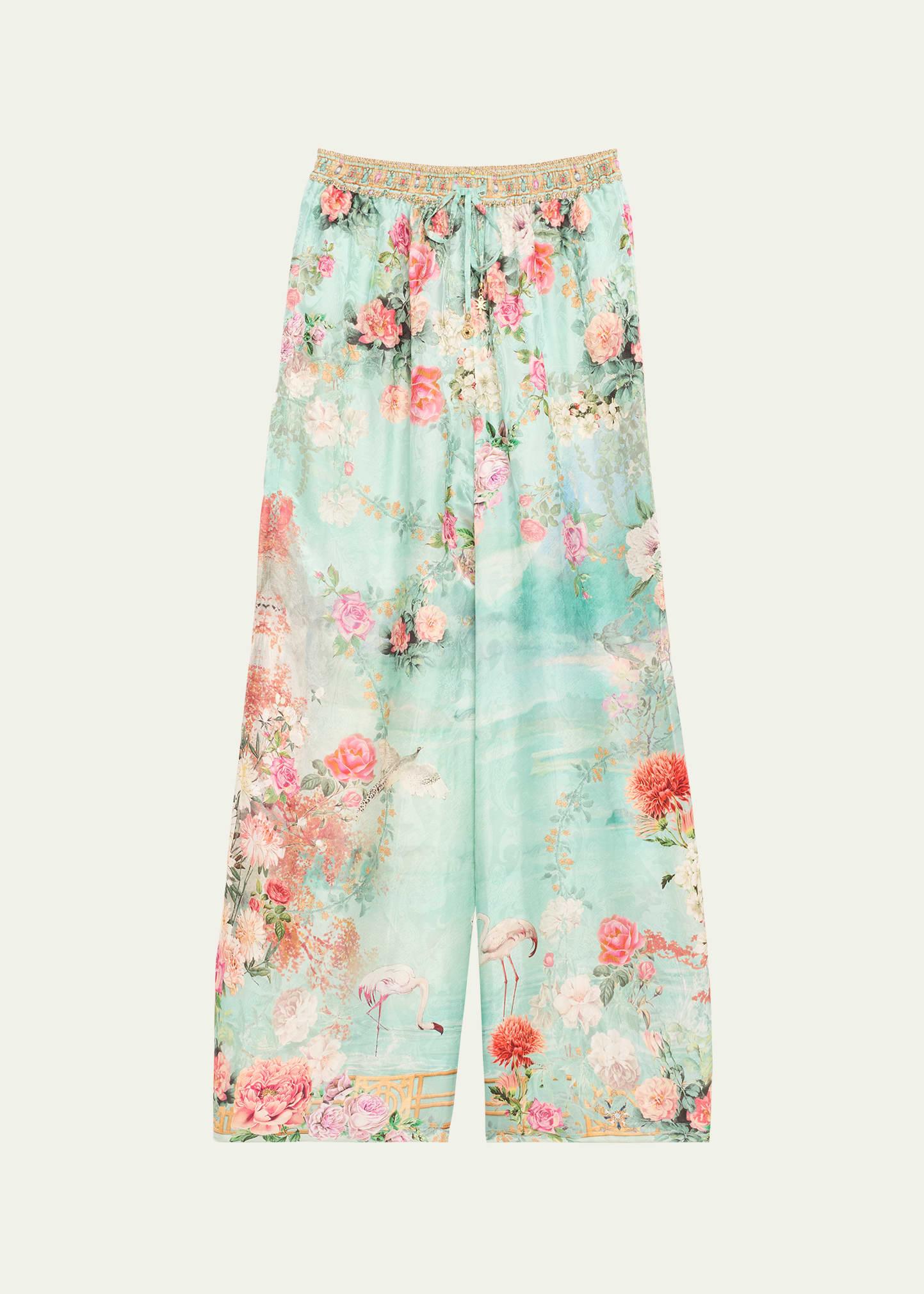 the jewellery museum silk lounge pants