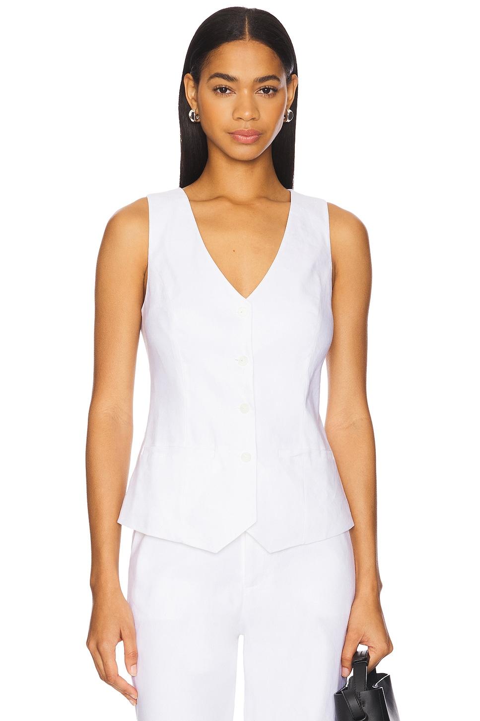 the jones linen vest