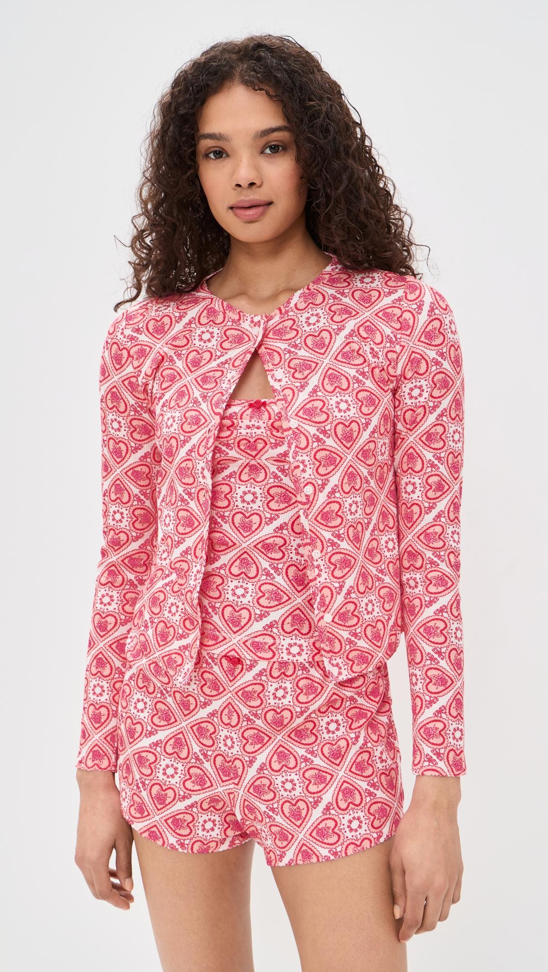 the kaelie pointelle cardigan