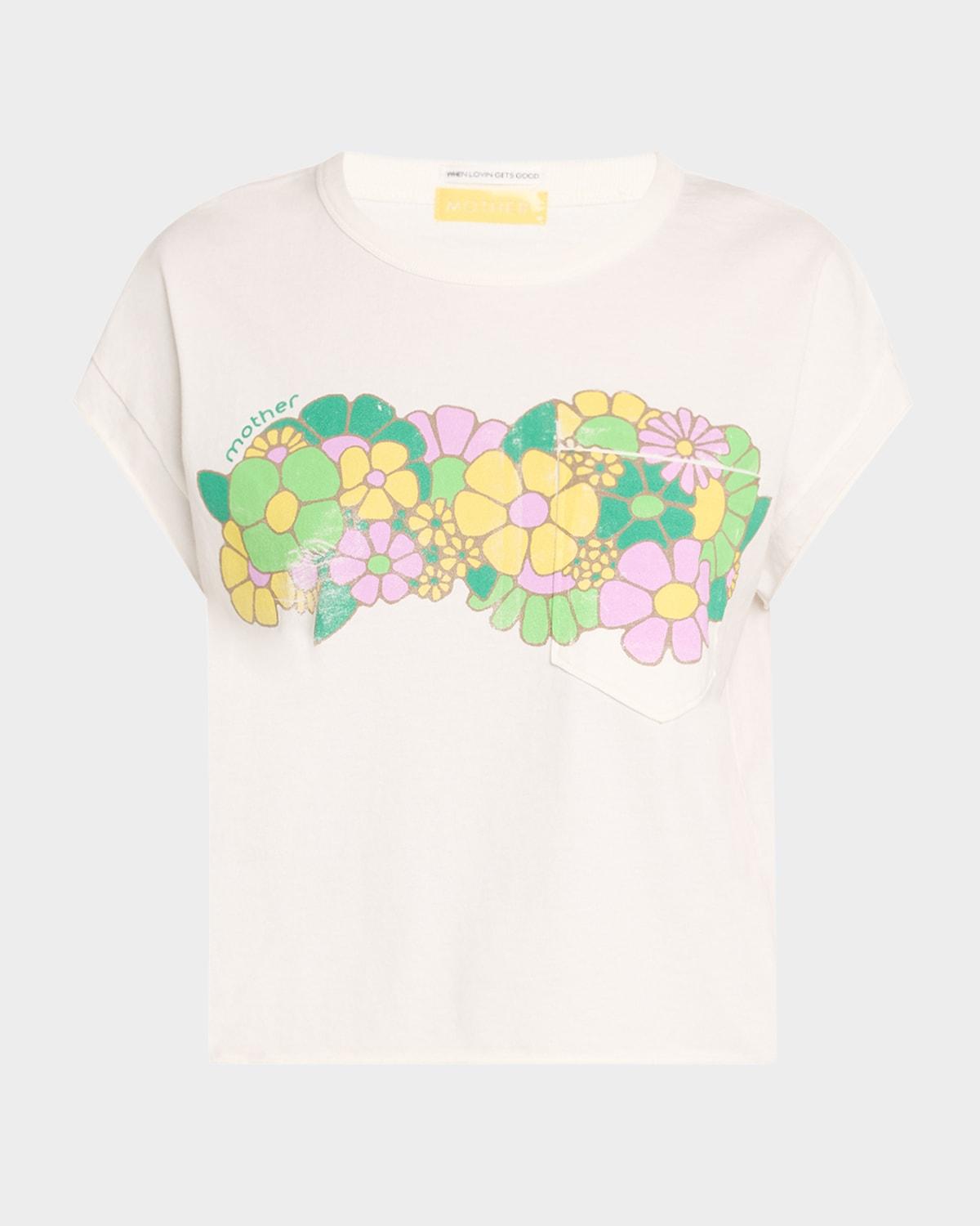 the keep on rolling pocket graphic tee