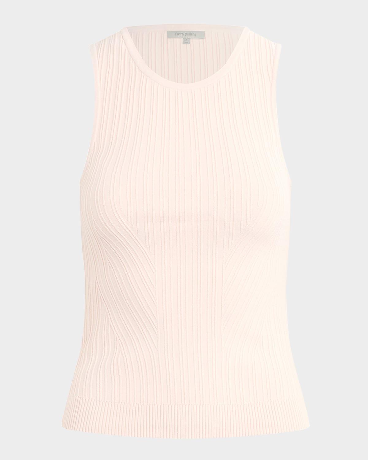 the kennedy ribbed tank top