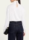 the knit boxy turtleneck top