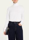 the knit boxy turtleneck top